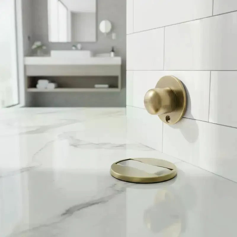 Punch Invisible Door Stop Strong Magnetic Household Bedroom Bathroom Qme
