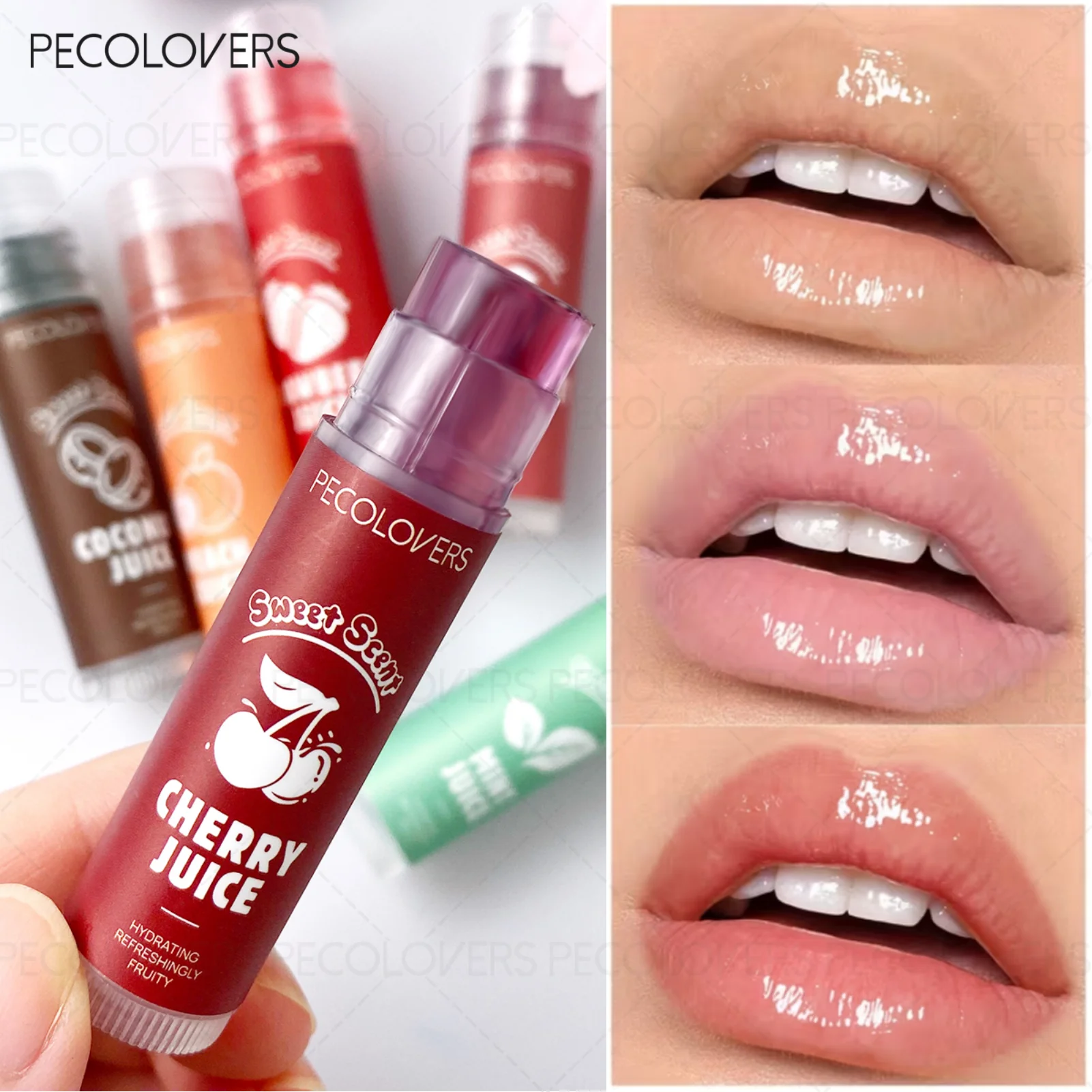 Lip Gloss Mirror Finish Long-lasting Non-drying Blam Care Hydrating Qme