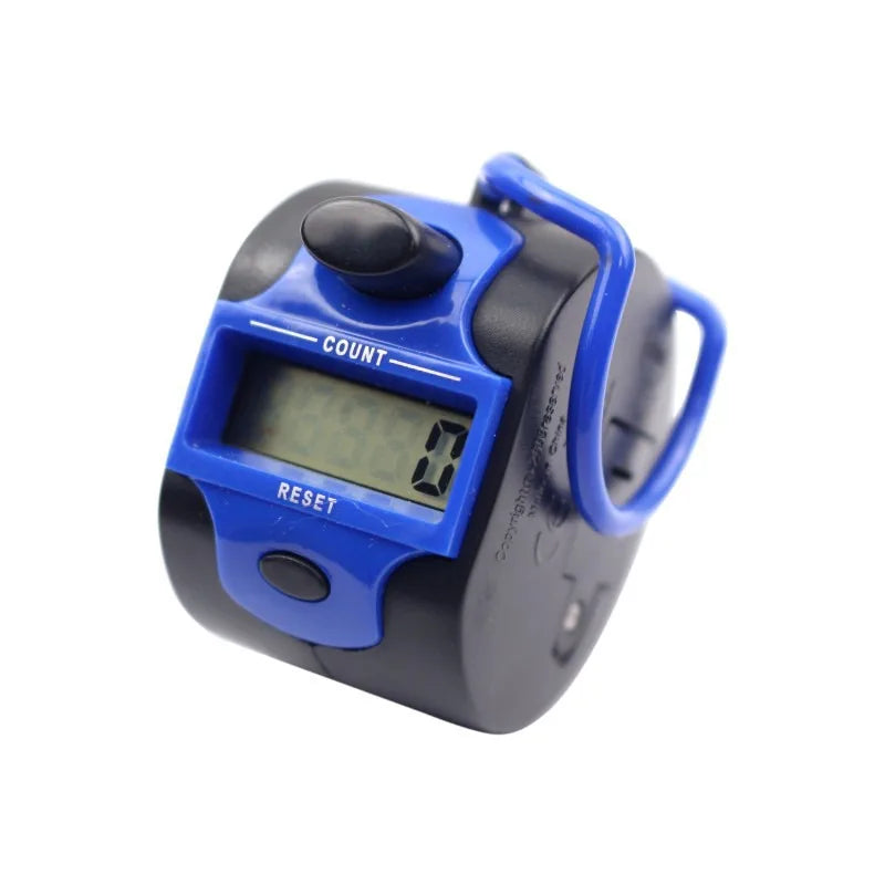 Tally Counter Hand Held Knit Row Clickers 5 Digit Number Handheld Qme Blue
