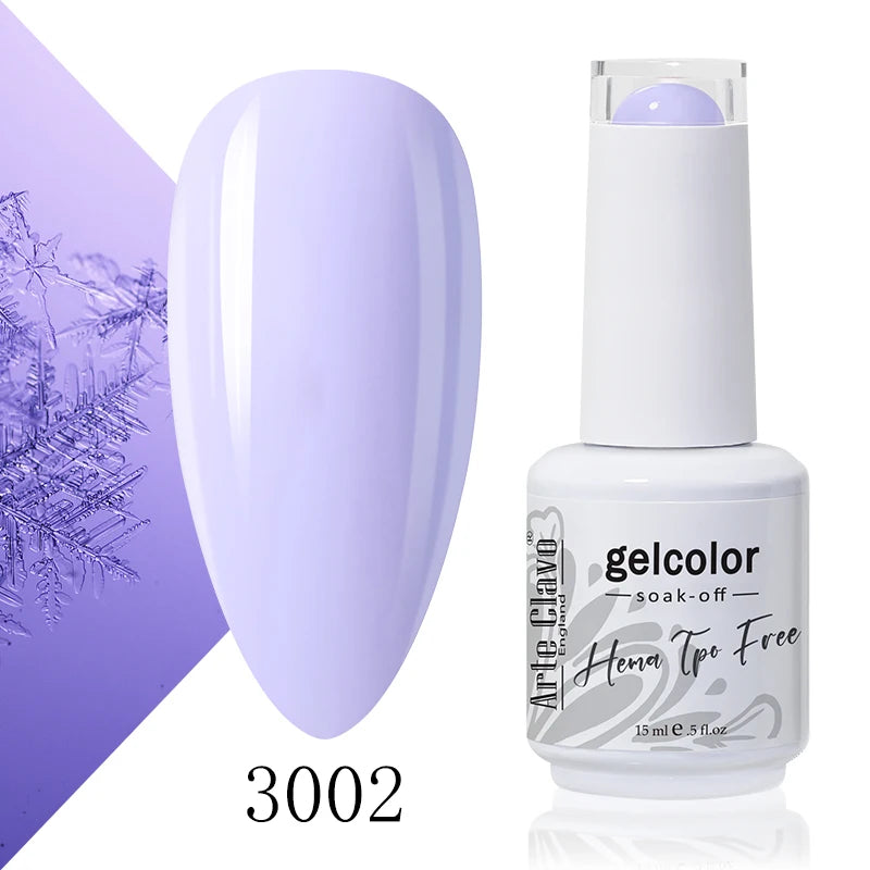 Arte Clavo Colourful Gel Nail Polish Art Varnishes Macaron Semi