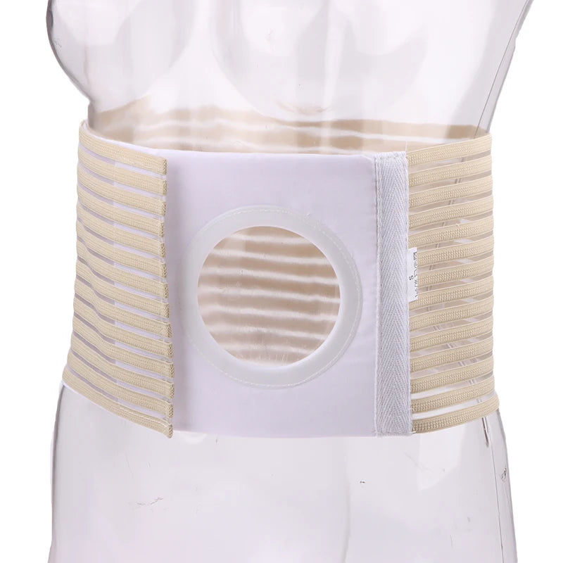 Ostomy Hernia Belt Stoma Support Wraps Unisex Abdominal Binder Brace Qme