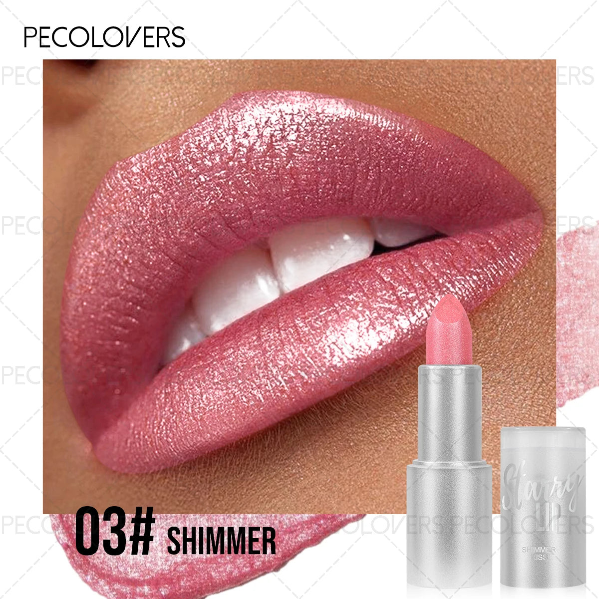 Fine Glitter Lipstick Multiple Options Lip Suitable Date Festival Qme 03