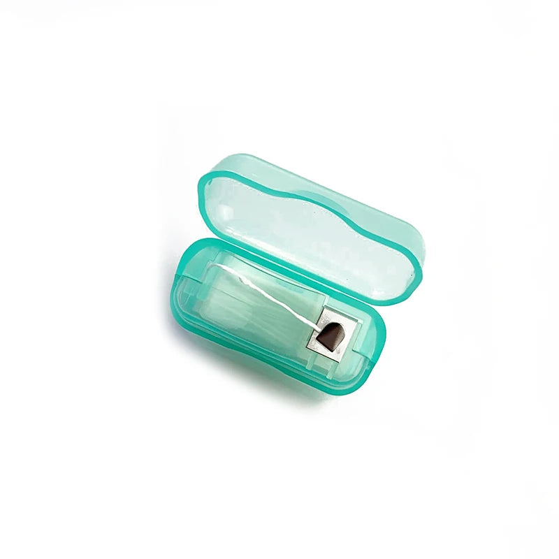 1 Roll 50M Water-expanding Fluffy Dental Floss Interdental Cleaning Qme