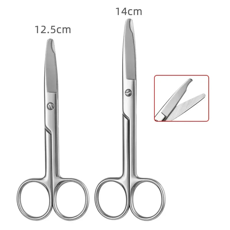 Remove Suture Scissors Stainless Steel Medical Trim Crescent Notch Qme