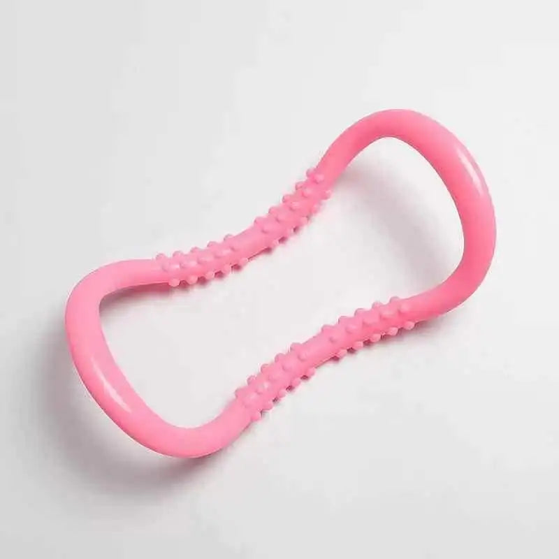 1pc Yoga Ring, Back Workout, Body Shaping, Fitness Exercise Equipment Qme Pink