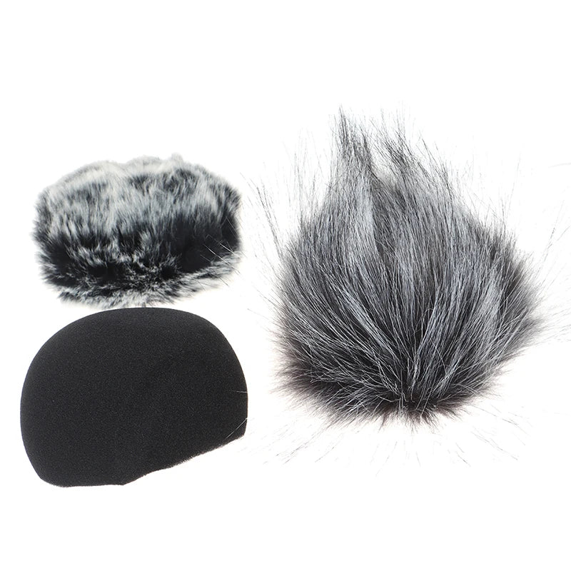 Foam Mic Wind Cover Furry Windscreen Muff ZOOM H5 H6 Recorder Qme