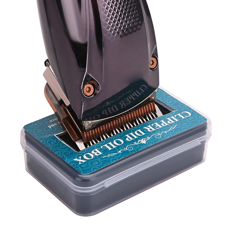 Lubricating Clipper Oil Box Barbershop Storage Hair Blade Rust Qme Default Title
