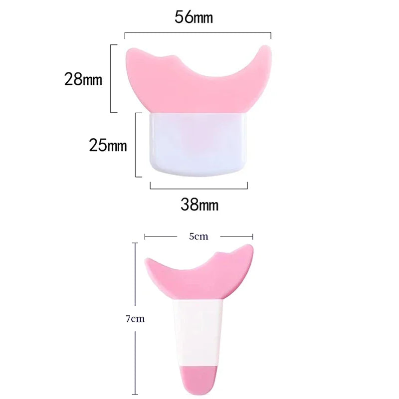 Multi-functional Eyeliner Stencil Wing Tips Aid Drawing Lipstick Qme