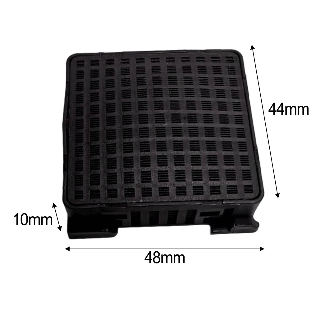 2/4pcs Activated Carbon Air Filter Replacement For Liebherr 9096989 9882429 9882460 Refrigerators 42 X 42 X 10 Mm Qme