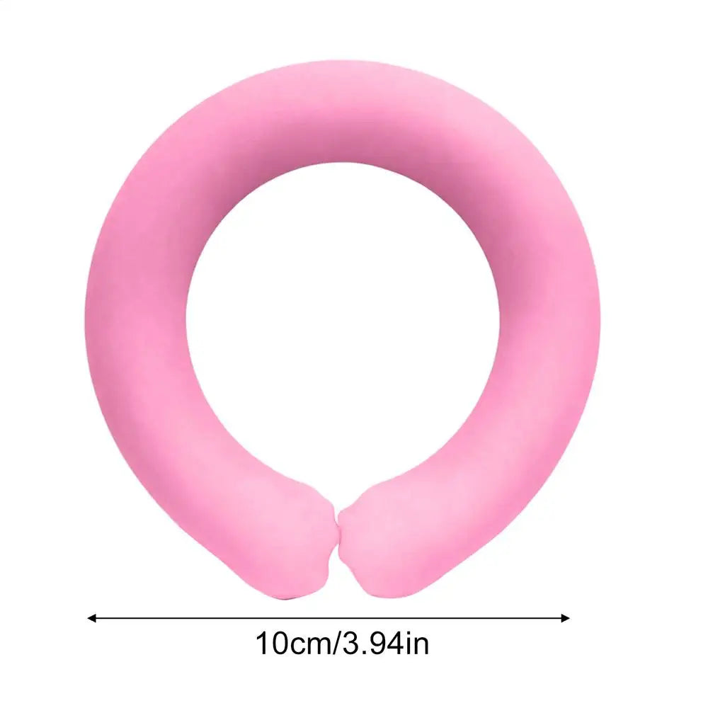 NEW Cooling Bracelet 3.94in Diameter Wearable Wristband Ring Wrist Pack Cooling Bracelet For Summer Outdoor Indoor Work Sports Qme Pink