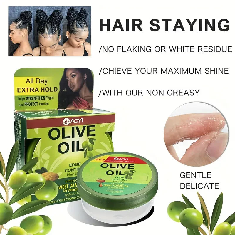 Olive Oil Wax Gel Soft Moisturizing Anti-frizz Conditioner Styling Qme
