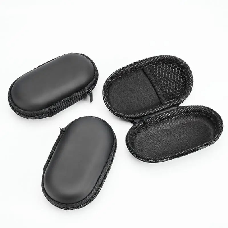 Portable Waterproof Earphone Bag Hard Shell Shockproof Case Daily Qme Default Title