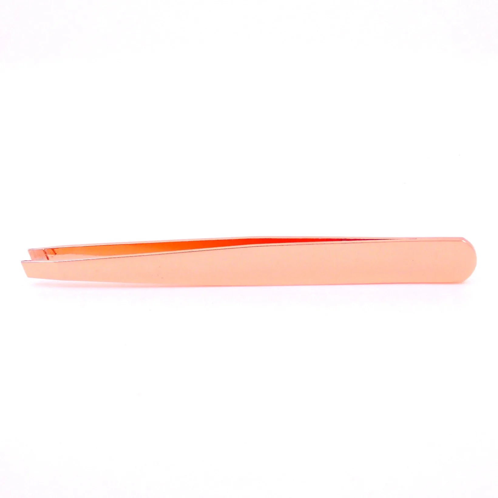 Private Label Eyebrow Tweezers Rose Gold Pincet Clips Stainless Steel Qme Rose Gold China Mainland