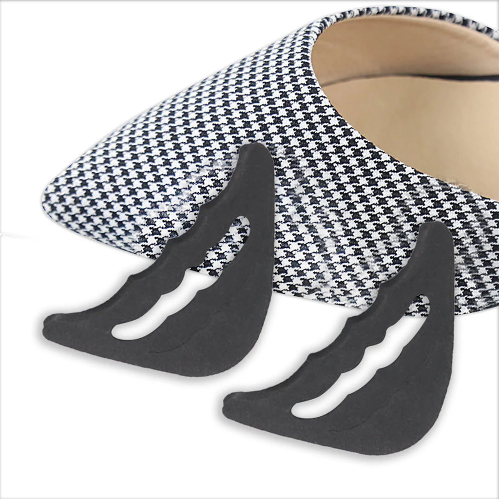 1Pairs Soft Sponge Toe Plug Women High Heel Pain Relief Insert Shoe Palm Cushion Toe Front Filler Sponge Forefoot Pad Qme Black