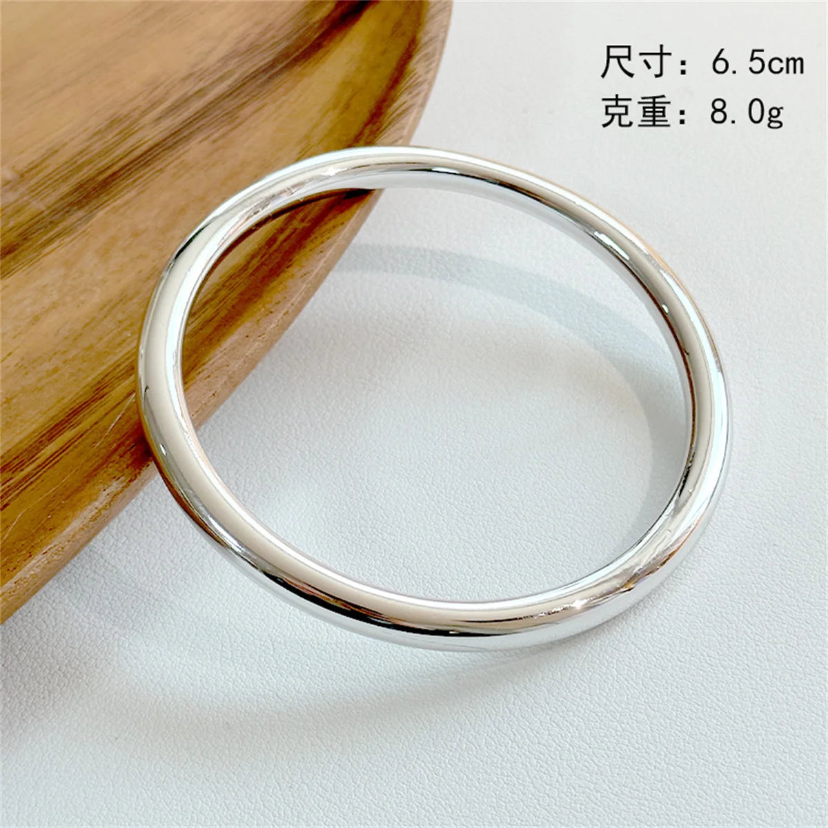 Colorful Fine Acrylic Resin Geometric Round Thin Bracelet Vintage Transparent Shiny Geometry Round Bangle For Women Jewelry Girl Qme yin 65mm