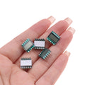 10PIN TN Positive 3-Digits Segment LCD Panel 3 0V Digital Tube Qme Green 5pcs