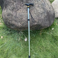 Telescopic Walking Stick Outdoor Hiking Trekking Poles Aluminum Alloy Qme Silver