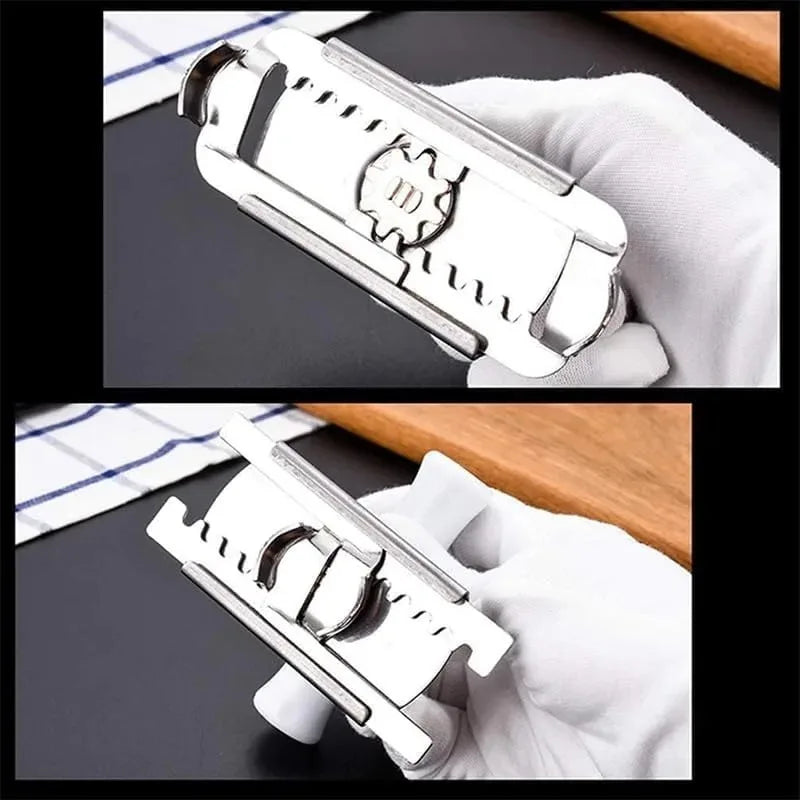 Adjustable Rotating Stainless Steel Can Opener Labor-Saving Jar & Bottle Opener Multifunctional Household Kitchen Tool Qme