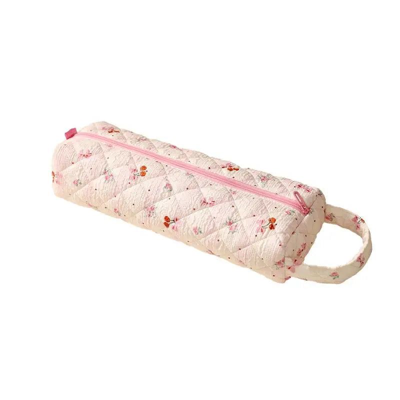 Hair Dryer Storage Bag Quilting Large Capacity Dustproof Curler Storage Bag With Handle Portable Carrying Case For Travel Qme style 11
