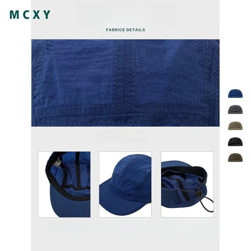 Lightweight Breathable Waterproof Quick-dry Drawstring Outdoor Sun Hat Qme