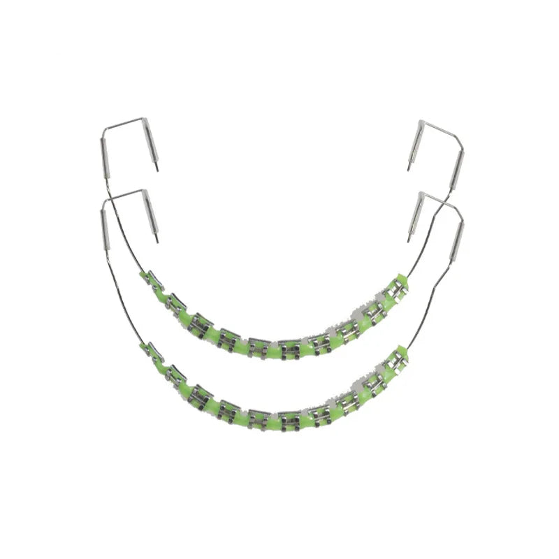 Universal Orthodontic Brackets Invisible Orthodontic Aligners Fashion Braces Teeth Temporary Braces Orthodontics Dental Braces Qme Green China Mainland