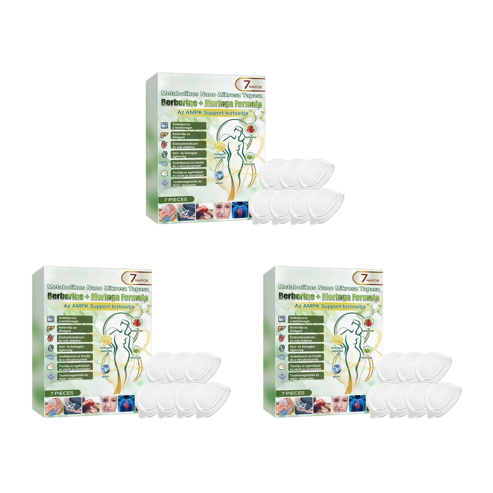 Advanced Nano Microneedle Patch For Body Skin External Application Care Sticker Breathable Daily Use Firming Skin Adhesion≤0.3mm Qme 21pcs Boxed