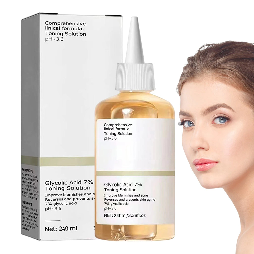 Glycolic Acid 7 Toning Solution Toner Acne Removal Lighten Marks Face Qme