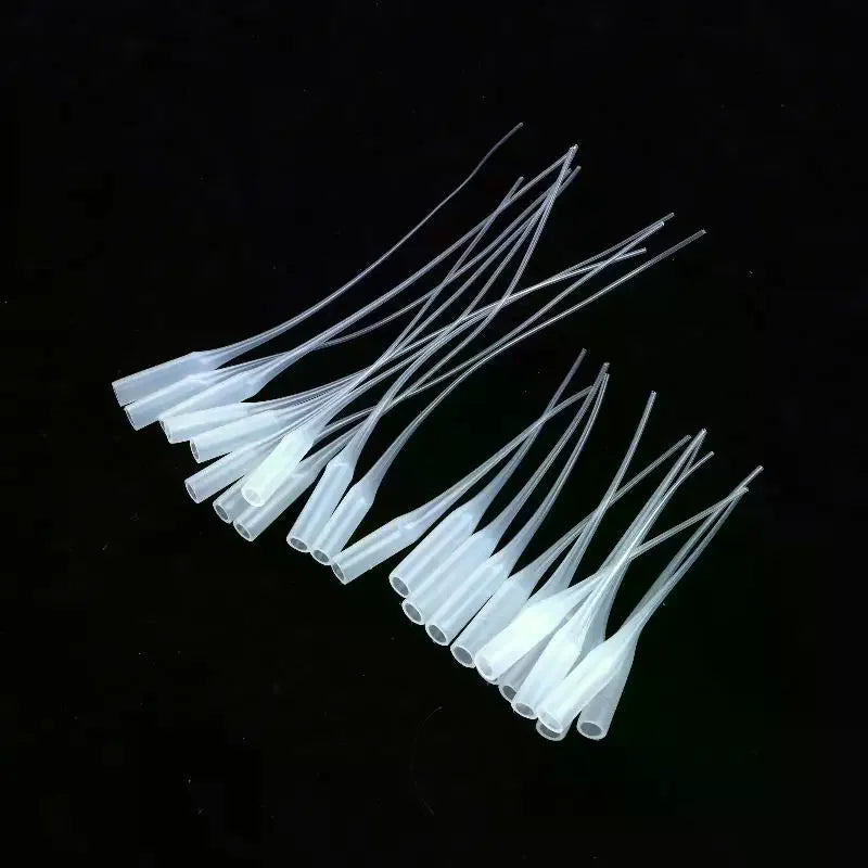 100/200/500Pcs Disposable Glue Applicator Tip Flexible Micro Extension Tube For 502 Super Glue Precision Repair Craft DIY Qme