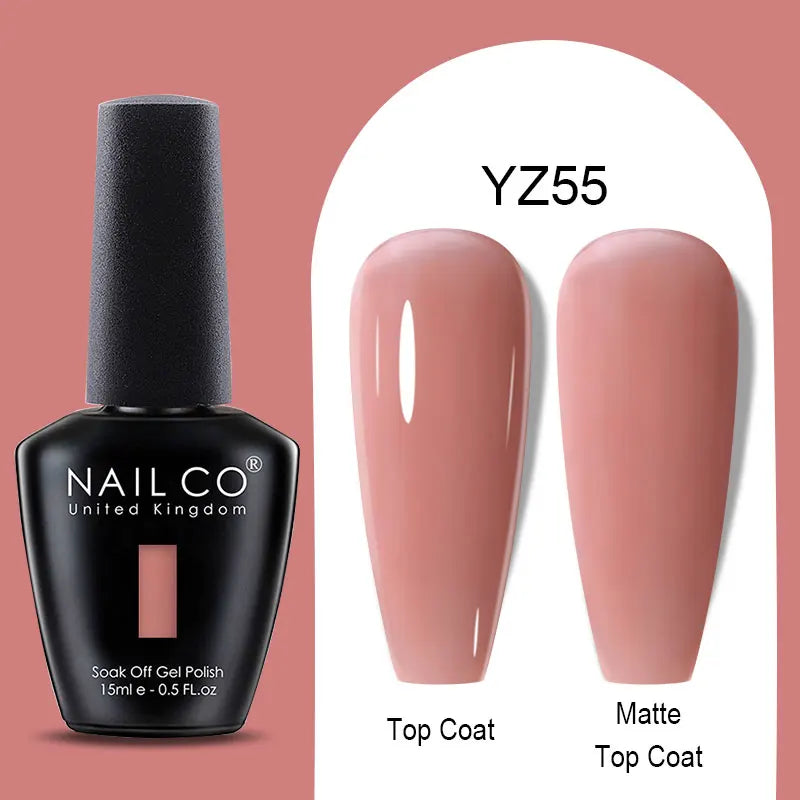 NAILCO Nude Nails Gel Nail Polish UV LED Semi-permant Varnish Hybrid