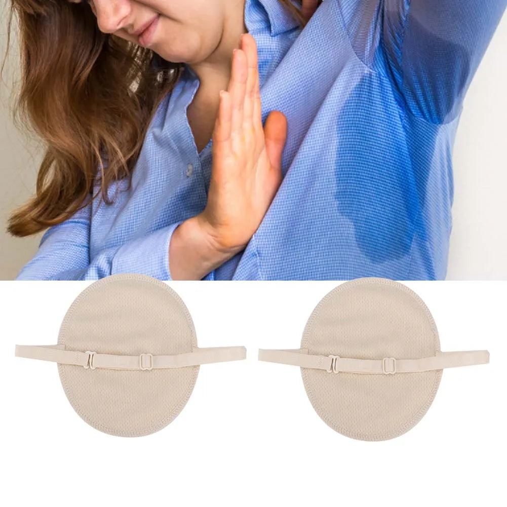 Armpit Sweat Guard Armpit Sweat Guard Bra Reusable Cotton Armpit Sweat Guard Cover Underarm Sweat Absorbent Pads Skin Tone Qme
