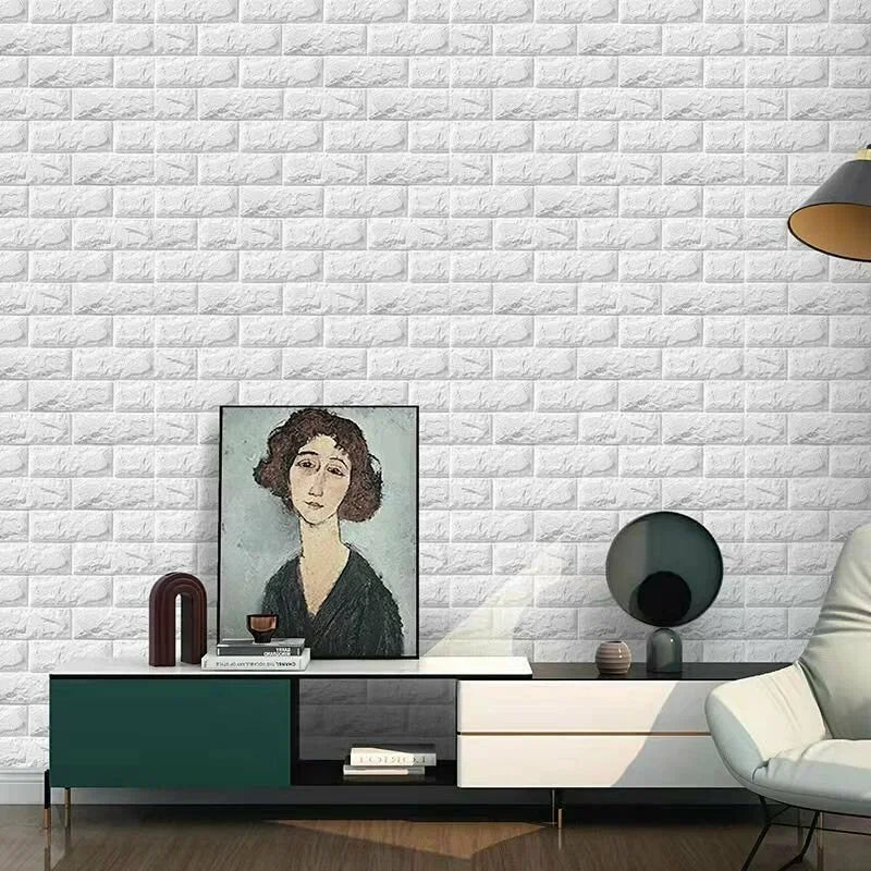Wallpaper for Wall Self Adhesive Room Decoration 3D Decorative Wall Art Vinyl Panels PVC Material Waterproof Wall Stickers Qme