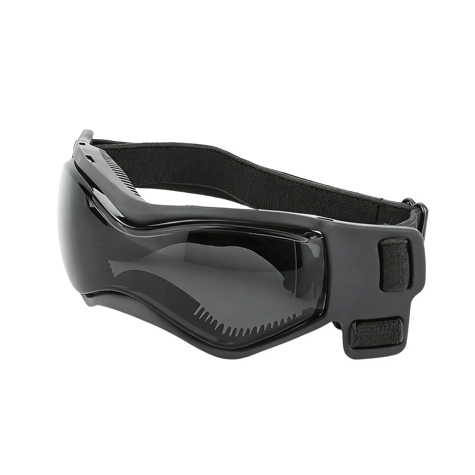 Dog Goggles Dustproof Cycling Eye Protection Sunglass with Adjustable Straps for Motorcycle Driving Bike Riding Hiking Swimming Qme black