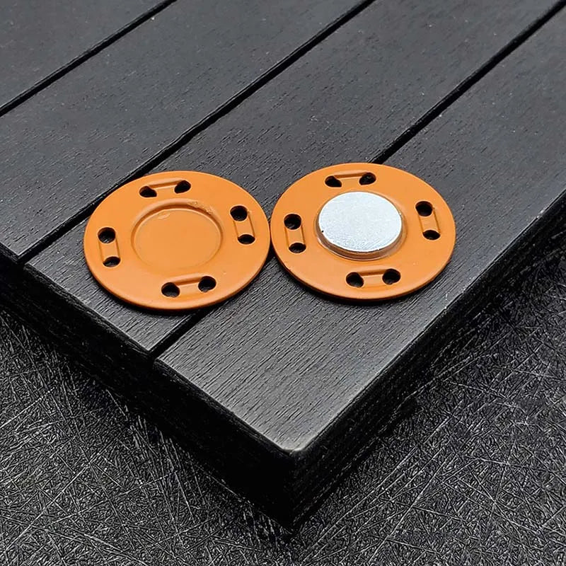 5Pairs 20Colors Metal Magnet Buckle Sewing Accessories Press Button For Jacket Bags Invisible Buckle DIY Cardigan Handwork Decor Qme