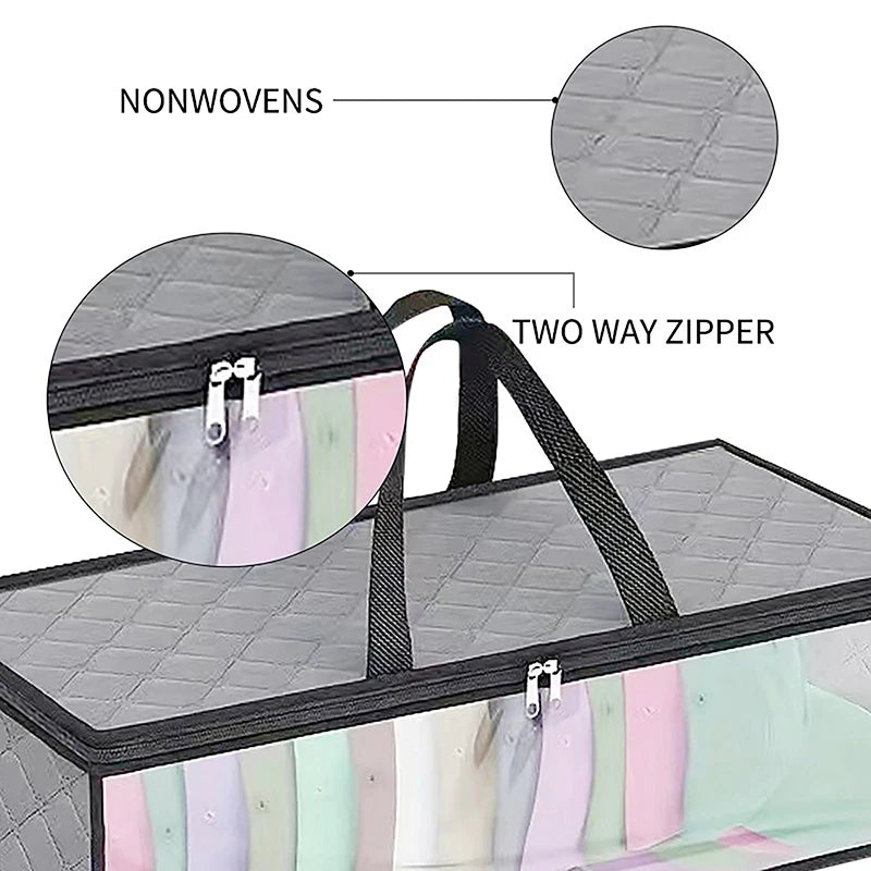 Hat Case Carrying Handles Dual Zipperdurable Baseball Organizer Qme
