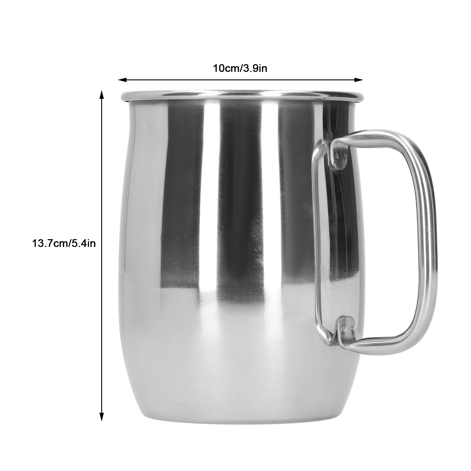 1000ml Beer Mug Large Capacity 304 Stainless Steel Big Mug Beer Cup Rustproof Durable Drinkware for Bar Pub Home Party Kitchen Qme
