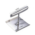 Stainless Steel Grill Press Plate Heavy Duty BBQ Meat Heat Resistant Qme A