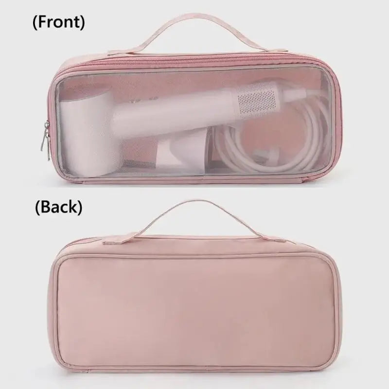 Straightener Storage Case Clear Window Bag Portable Travel Hair Dryer Qme