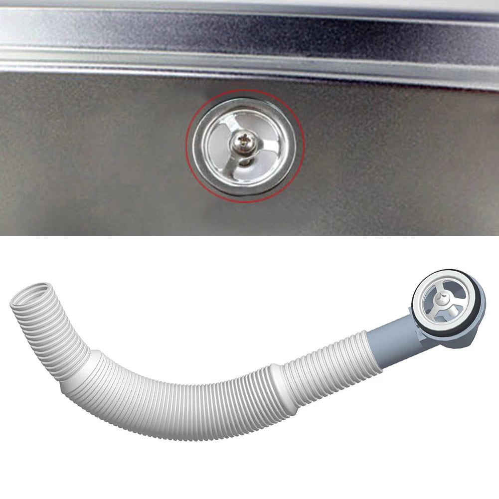 Overflow Pipe Washbasin Drainer Replacement Parts For Kitchen Sink Connector Kitchen Drainage Accessory Qme Default Title