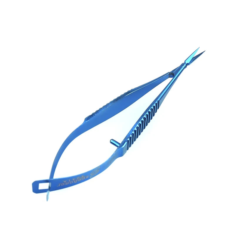 Ophthalmic Surgery Scissors Flat Handle Eye Micro Stainless Steel Qme