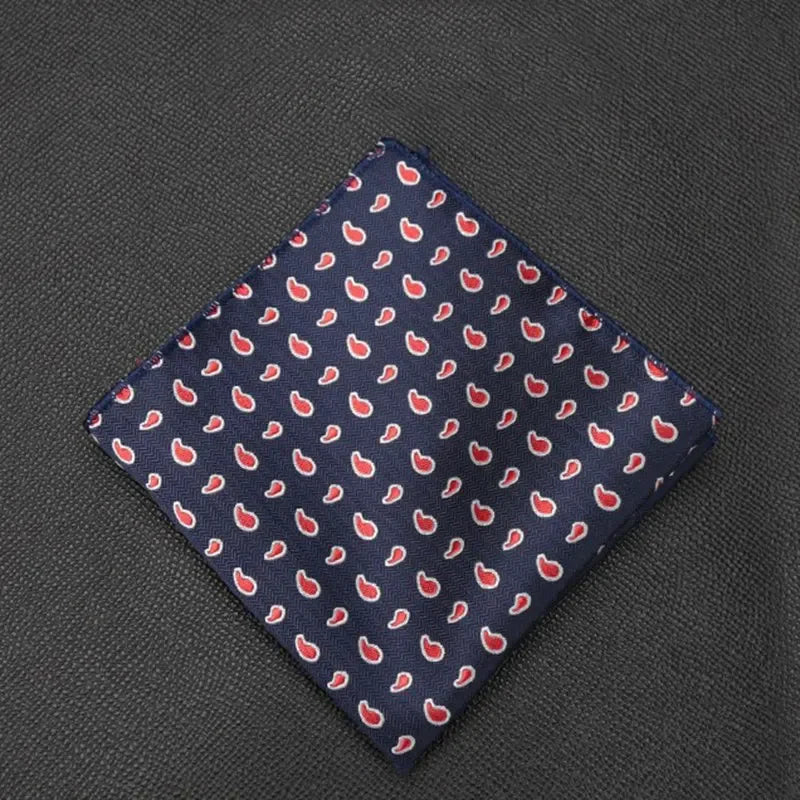 Men Pocket Square Suits Hanky Plaid Handkerchiefs Casual Suit