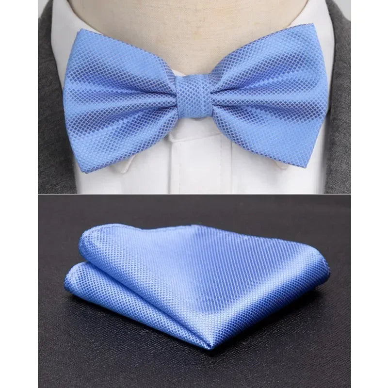 Men Bowtie Cravat Solid Fashion Butterfly Party Wedding Bow Ties