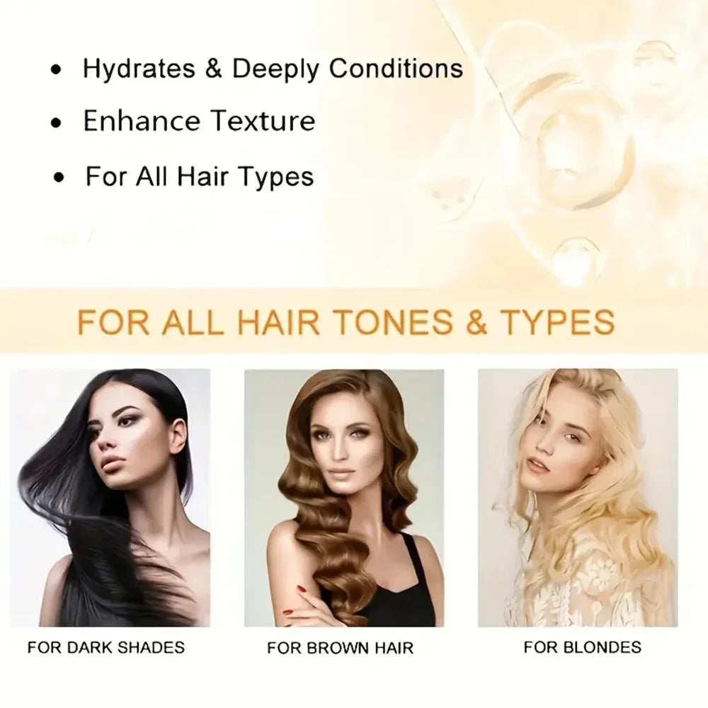 Keratin Hair Mask Moisturizer Conditioner Soft Smooth Frizz Damaged Hair Care Repair Damaged Hair Restore Shine Mask Qme