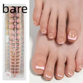 160pcs Fake Toe Nail Tips Pink French Short Square Full Cover Natural Artificial Acrylic Fake Press On Toenails For Nail Salons Qme bare