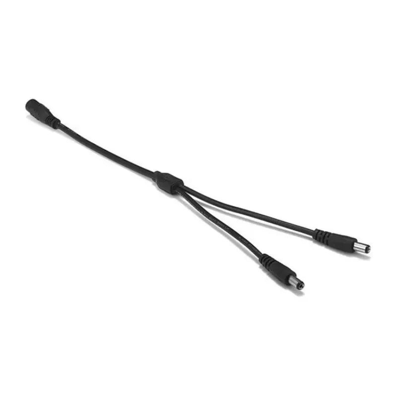 4PCS 5.5x2.1mm DC 1 to 2 Splitter Cable 5521 Y-shaped 3-way Female to Male 1 to 3/4/5/6/7 Adapter Qme 1 to 2