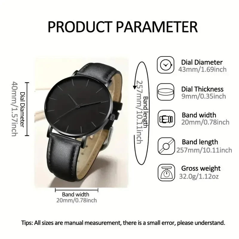 3 pçs conjunto de moda dos homens relógios esportivos homem negócios quartzo relógio de pulso luxo pulseira do masculino Qme