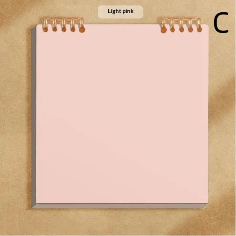 60 Sheets Flip Loose Leaf Notebook Thick No Bleed Grid Pages Binder Qme C