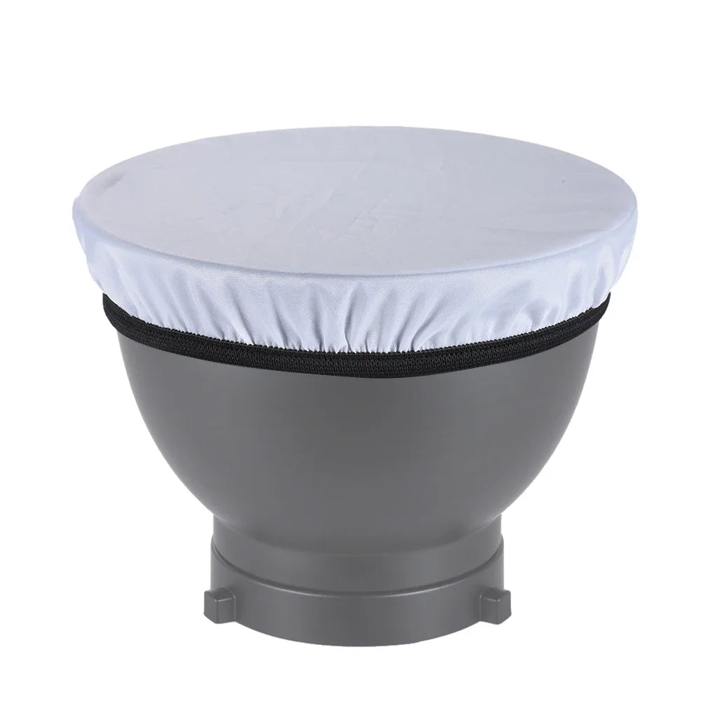 Photography Light Soft White Diffuser Cloth for 7" 180mm Standard Studio Strobe Reflector Qme