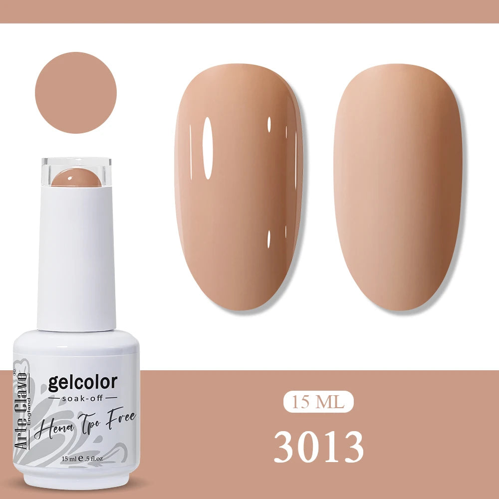 Arte Clavo Neon Rainbow Colors Gel Nail Polish Semi Permanent Art UV