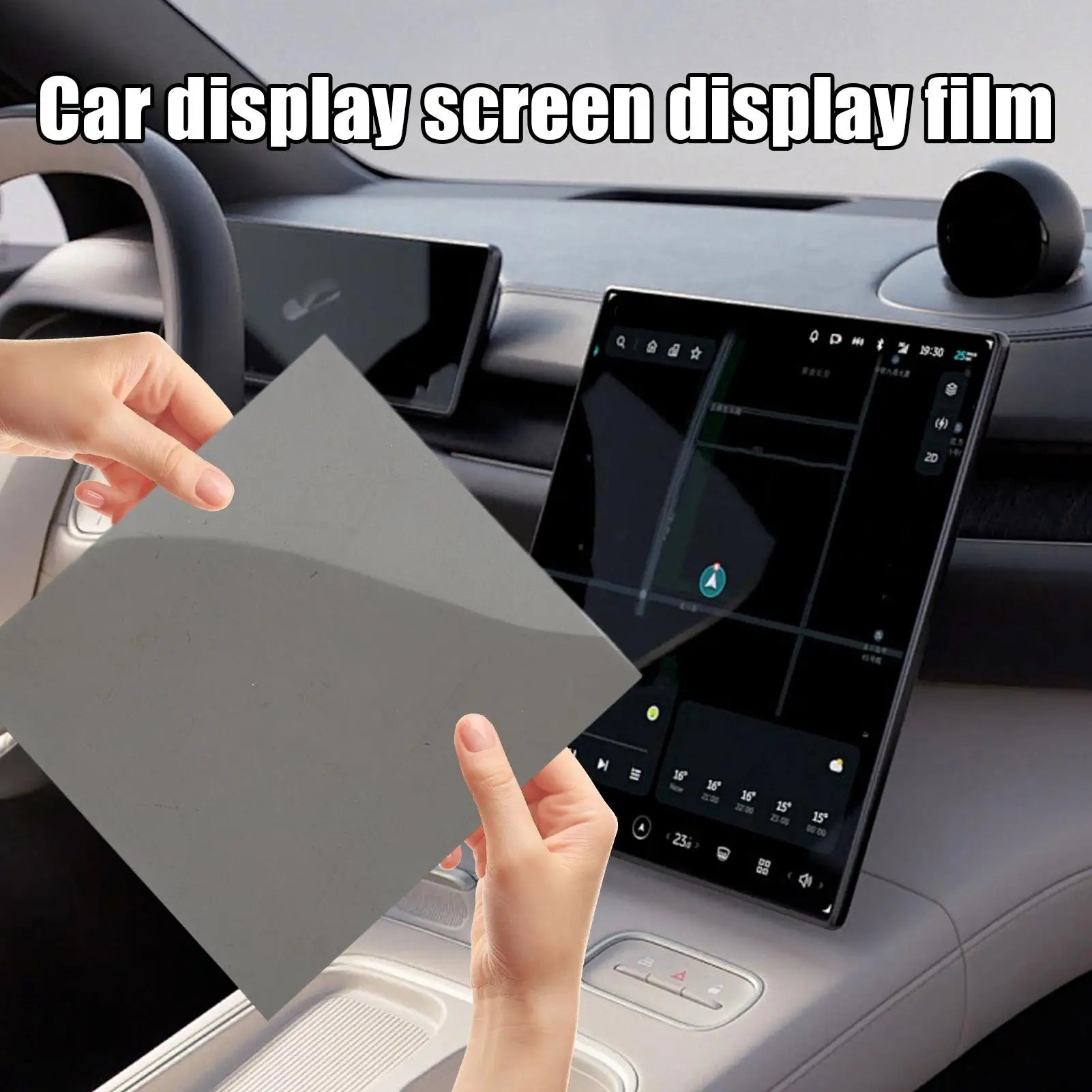 Car display screen polarizing film electronic instrument display film computer screen LED 10 inch LCD display polarizing film Qme