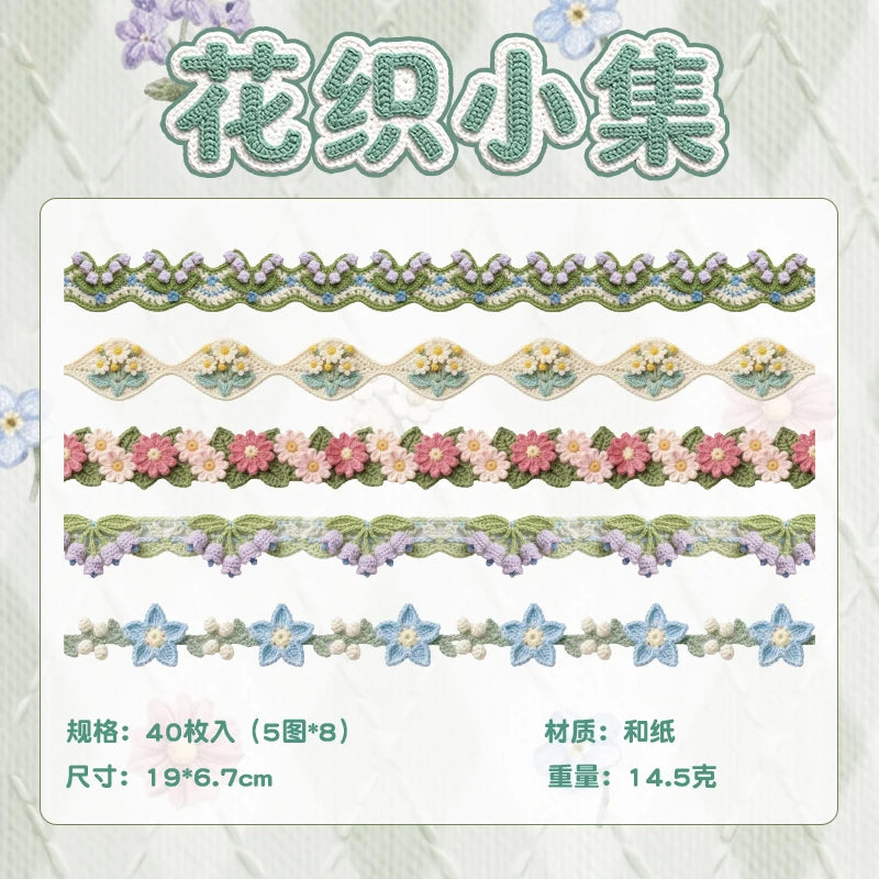 TIANZI 40 pcs Monogatari Series Stickers Cute Aesthetics Decor Junk Journal Scrapbooking Supplies Creative Stationery Sticker Qme B-40 Pcs
